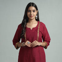 Mangalagiri Kurta with Palazzo & Dupatta Set