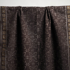 Brown Akola Block Print Pure Handloom Cotton Towel 