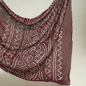 Buy Kutch Bandhani Tie-Dye Cotton Saree with Blouse Piece Online l iTokri.com