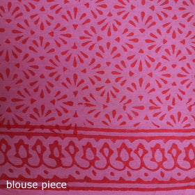 Sanganeri Hand Block Print Pure Mul Cotton Ready To Wear Saree  09