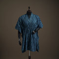 Akola Hand Block Print Natural Dyed Cotton Kaftan (Medium) 178
