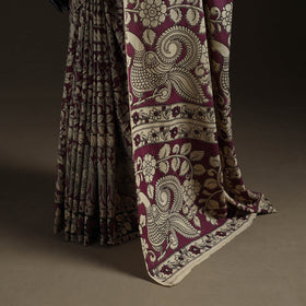 Printed Cotton Kalamkari Saree 12