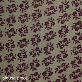 Printed Cotton Kalamkari Saree 12