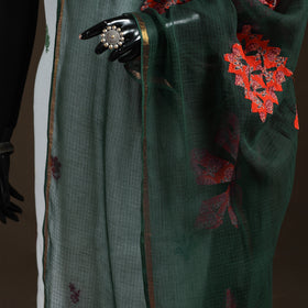 Kota Doria Cotton Barmer Applique Work Dupatta with Zari Border 07