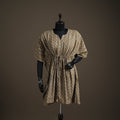 Akola Hand Block Print Natural Dyed Cotton Kaftan (Medium) 179