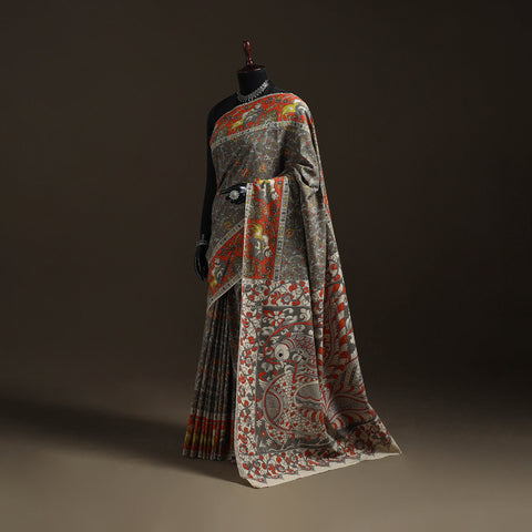 Printed Cotton Kalamkari Saree 13