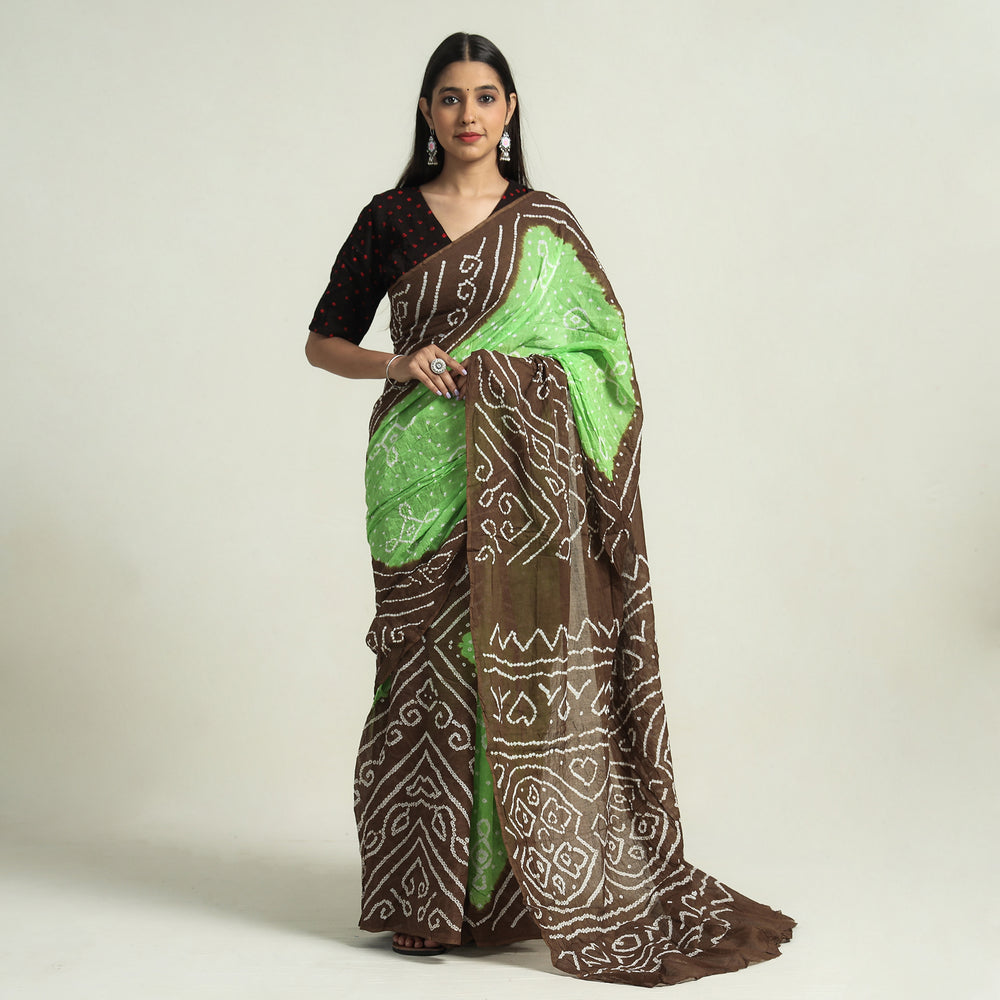 bandhani saree