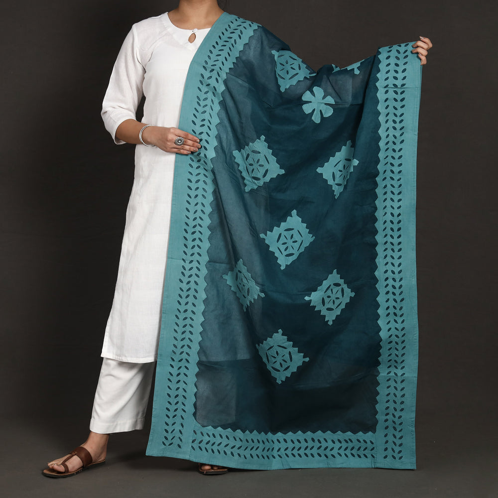 applique work dupatta