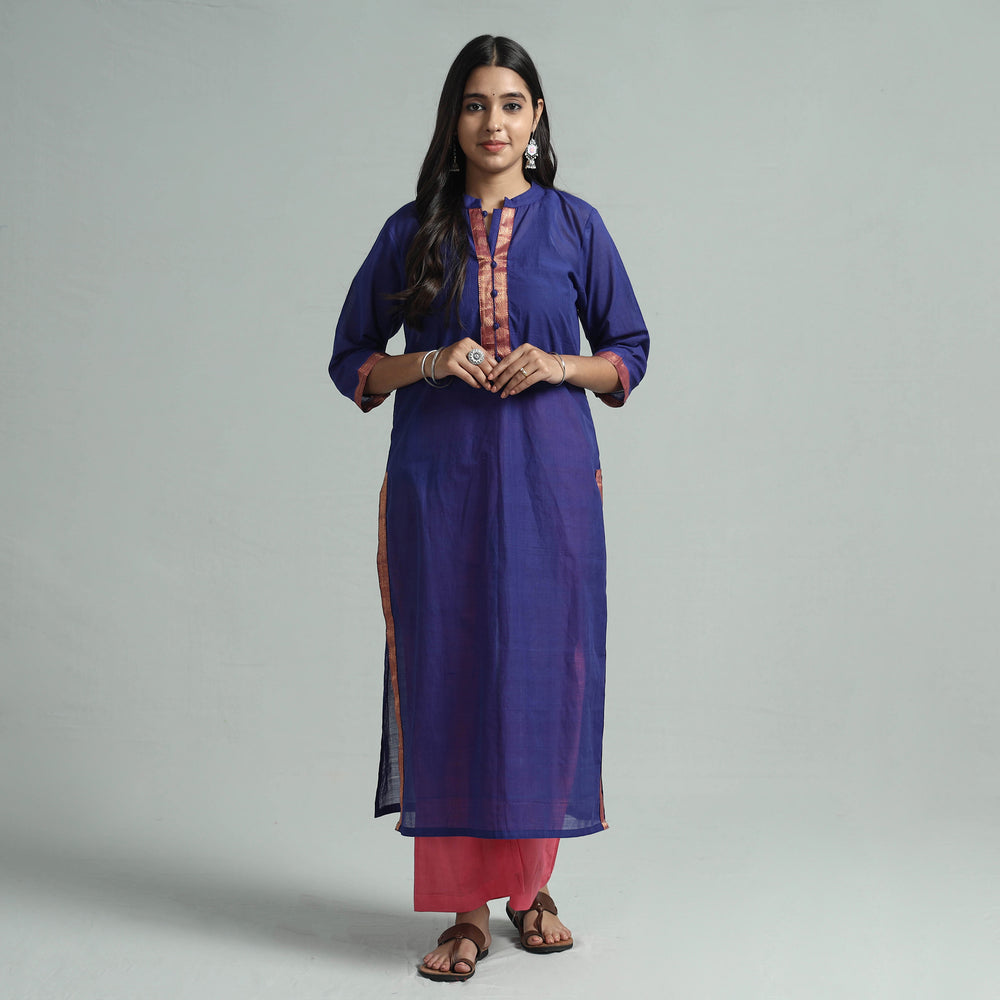 Mangalagiri Kurta with Palazzo & Dupatta Set