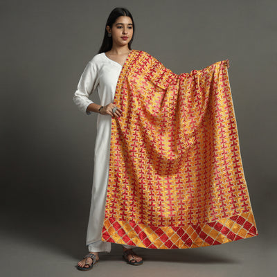 Phulkari Embroidered Dupatta