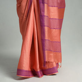  Vidarbha Bamboo Tussar Cotton Dobby Border Handloom Saree 07 Online 