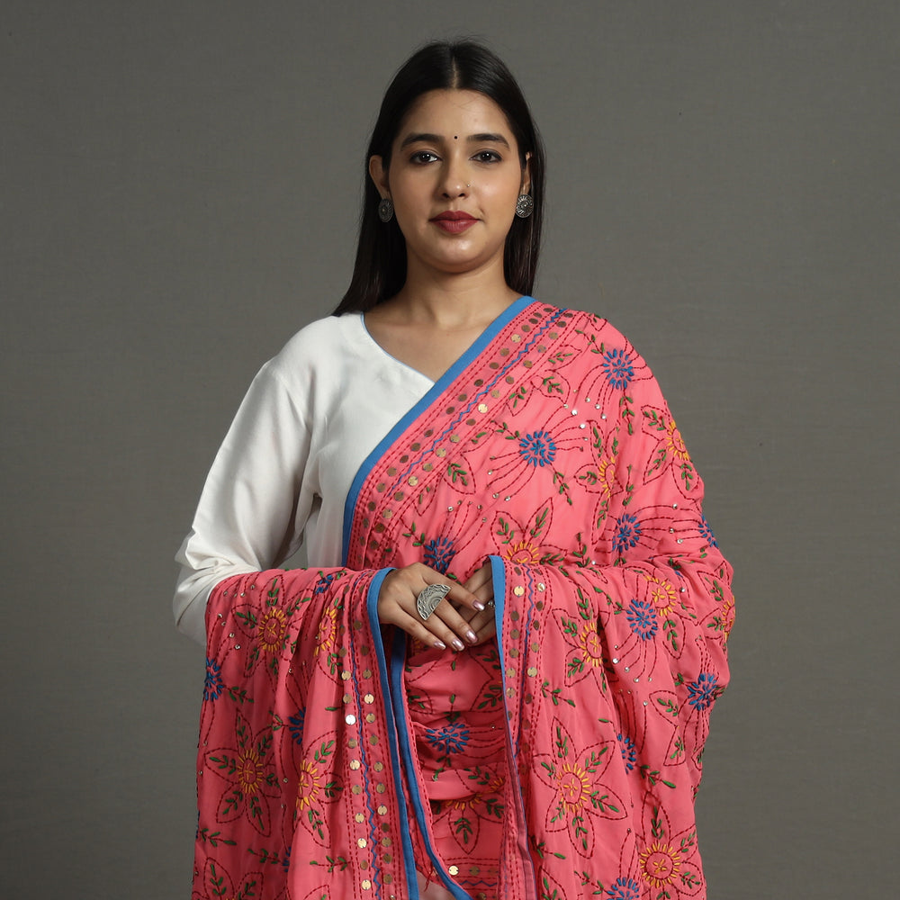 Phulkari Embroidered Dupatta