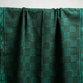 Green Akola Block Print Pure Handloom Cotton Towel 