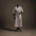 Kalamkari Hand Block Print Natural Dyed Cotton Long Kaftan 185
