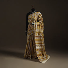 Printed Cotton Kalamkari Saree 18