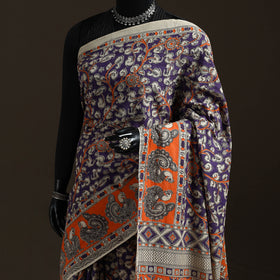 Printed Cotton Kalamkari Saree 20
