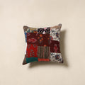 Multicolor - handcrafted cotton patchwork cushion cover 11