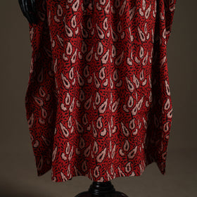 Akola Hand Block Print Natural Dyed Cotton Kaftan (Long) 188