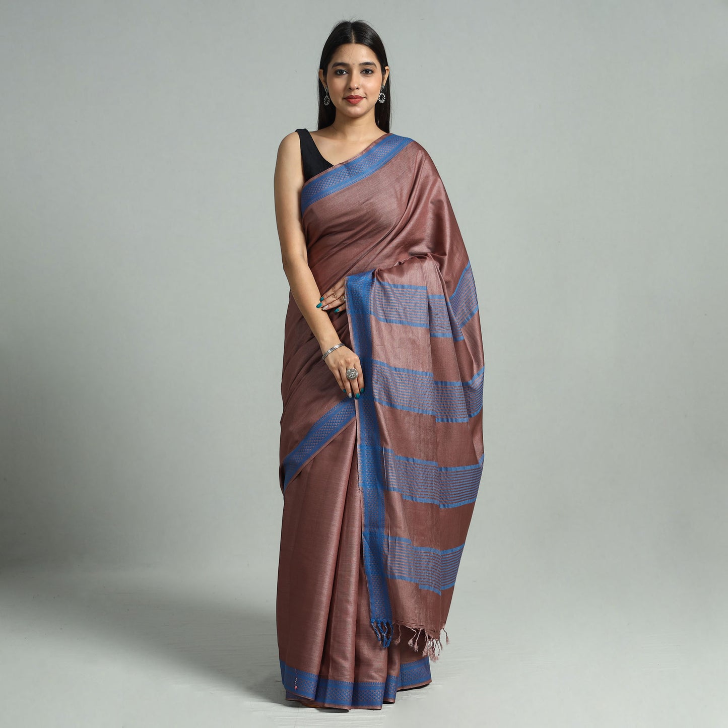 bamboo silk saree