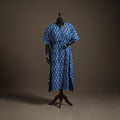 Akola Hand Block Print Natural Dyed Cotton Kaftan (Long) 189