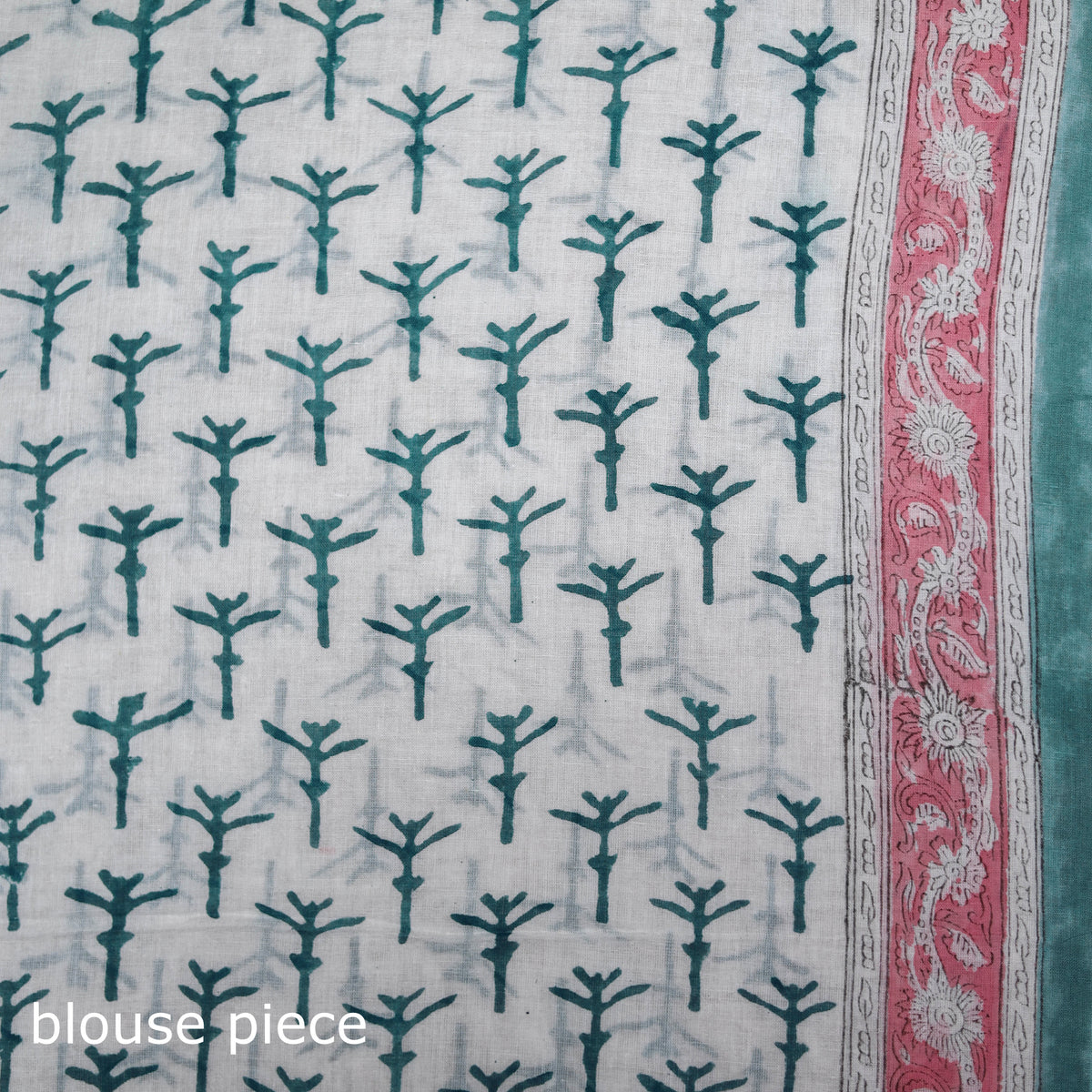 Sanganeri Hand Block Print Pure Mul Cotton Ready To Wear Saree 56