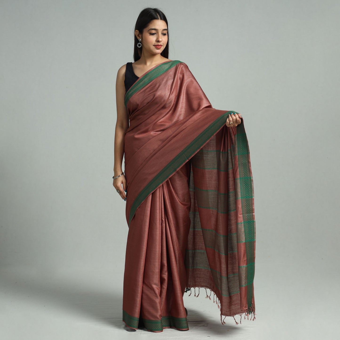 bamboo silk saree