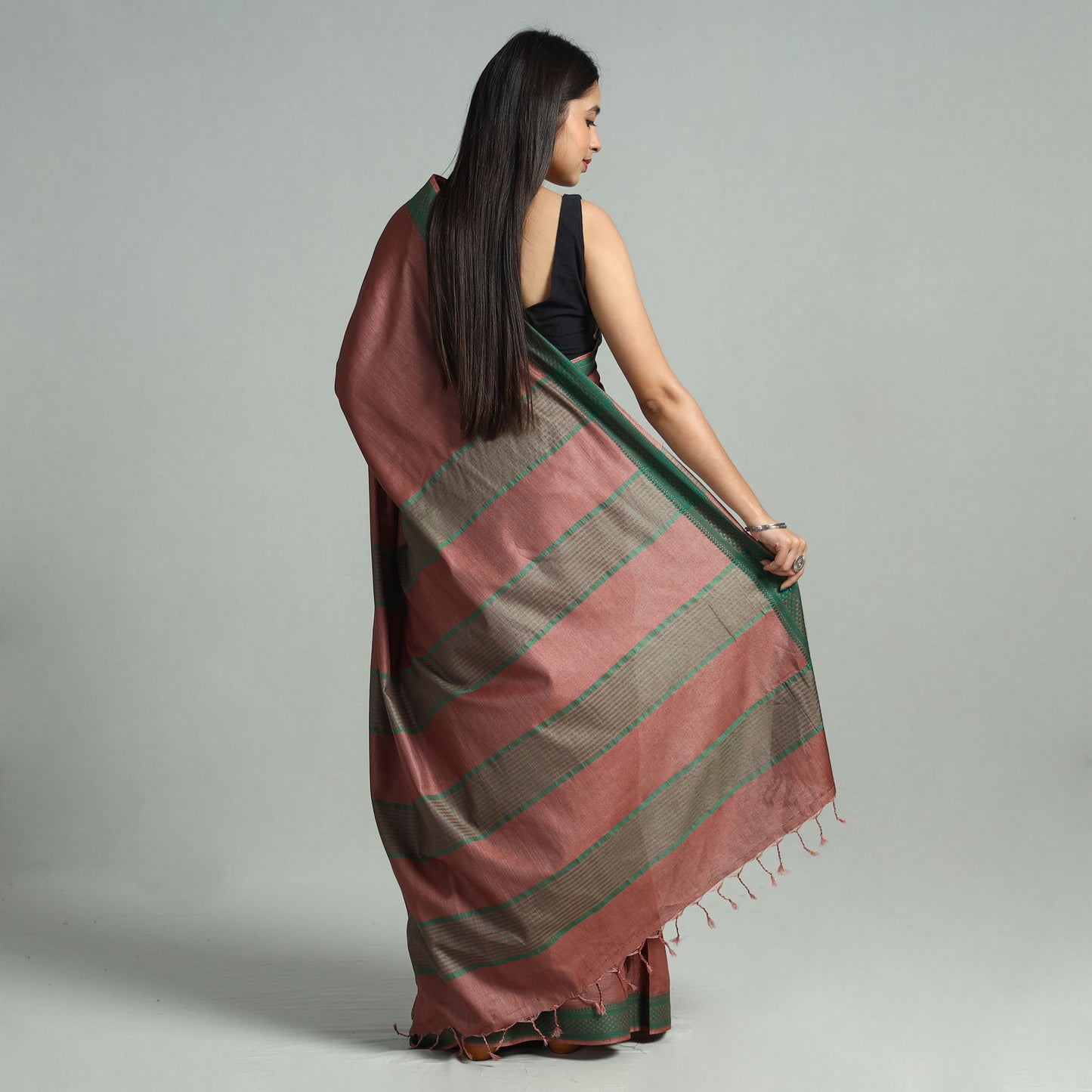 bamboo silk saree