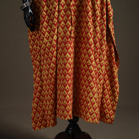 Akola Hand Block Print Natural Dyed Cotton Kaftan (Long) 192
