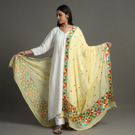 phulkari embroidery dupatta