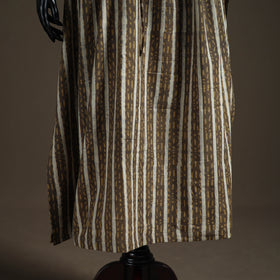 Akola Hand Block Print Natural Dyed Cotton Kaftan (Long) 195
