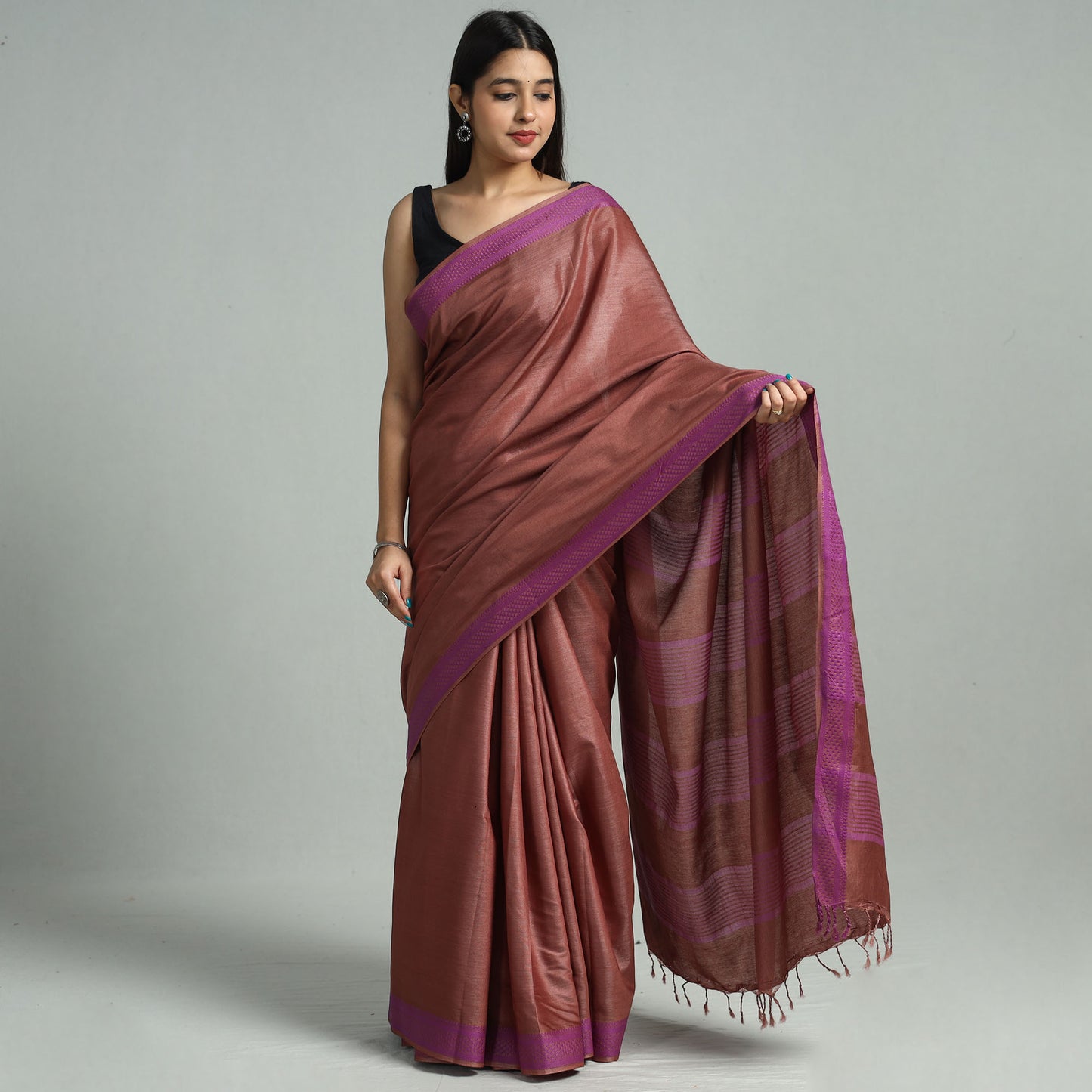 bamboo silk saree