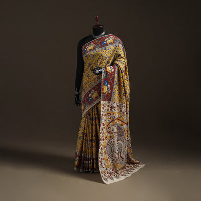 Printed Cotton Kalamkari Saree 27