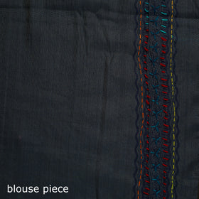 Bengal Kantha Hand Embroidery Silk Cotton Chapa Work Saree 104