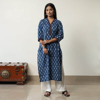 Jahota Block Printed Cotton Straight Kurta 04