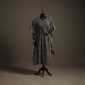 Akola Hand Block Print Natural Dyed Cotton Kaftan (Long) 197