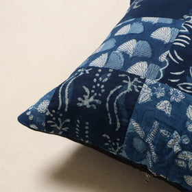 Multicolor - handcrafted cotton patchwork cushion cover 26