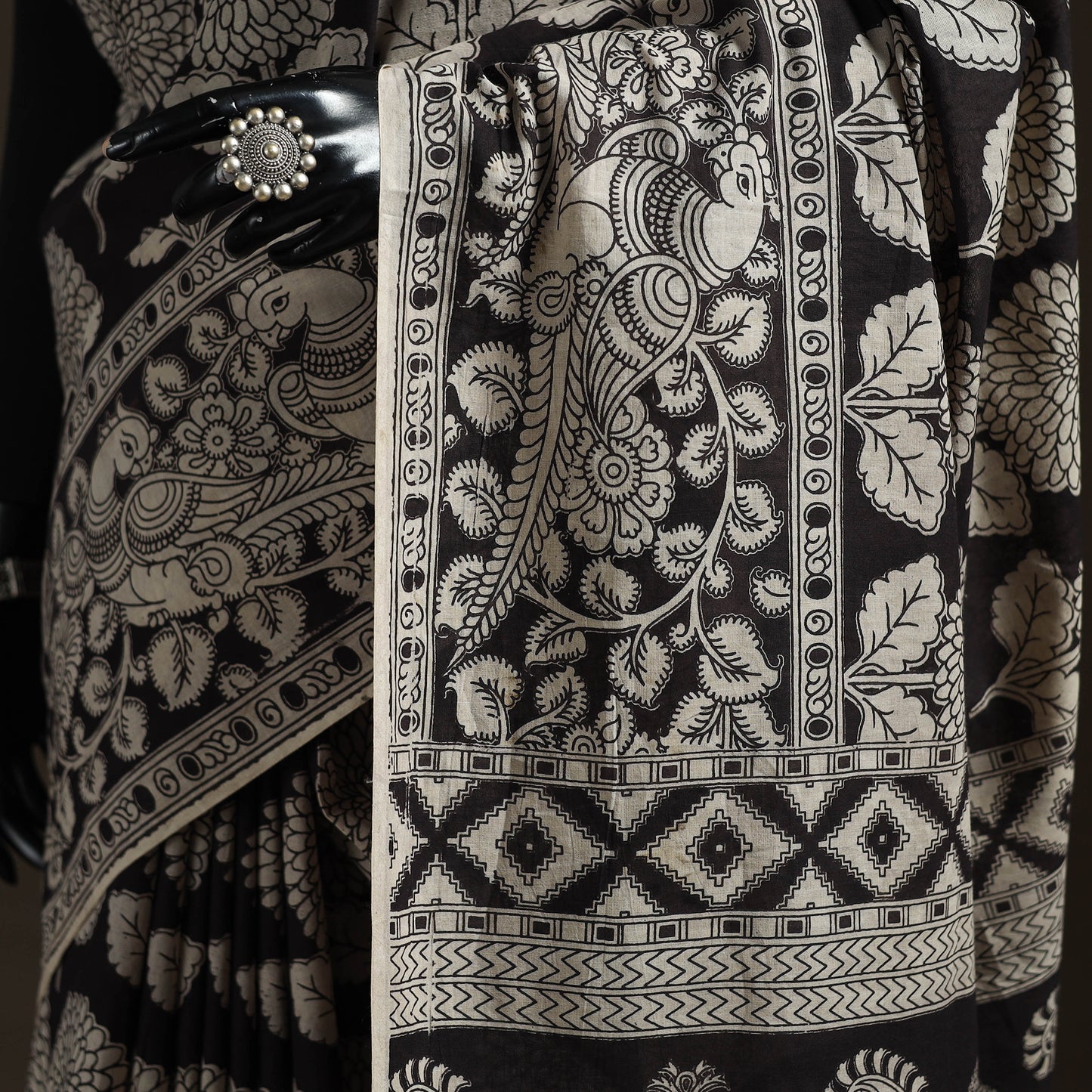 Printed Cotton Kalamkari Saree 28
