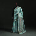 Bengal Kantha Hand Embroidery Silk Cotton Chapa Work Saree 107