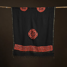 Kota Doria Cotton Barmer Applique Work Dupatta with Zari Border 10