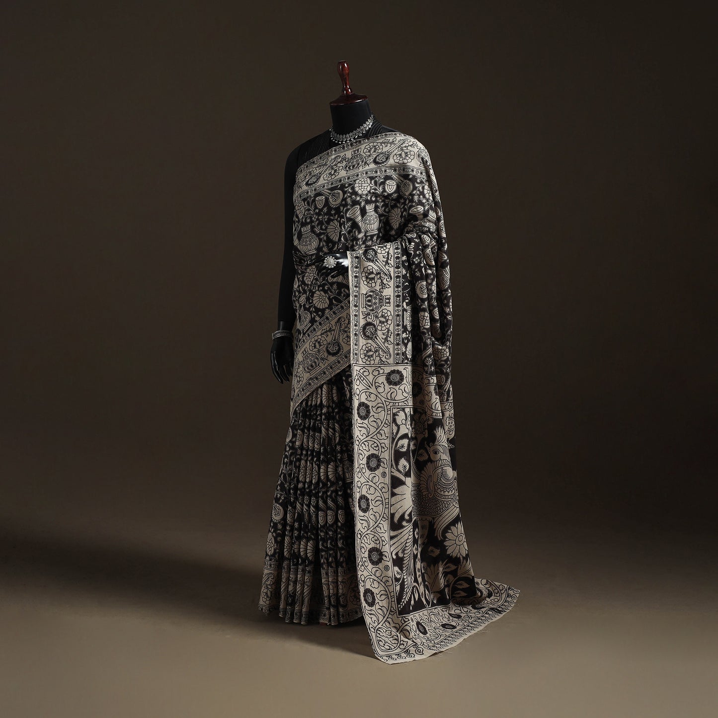 Printed Cotton Kalamkari Saree 30