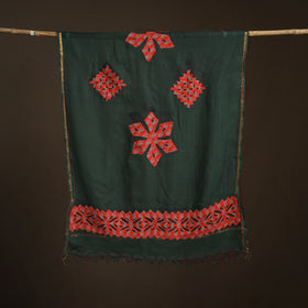 Kota Doria Cotton Barmer Applique Work Dupatta with Zari Border 07