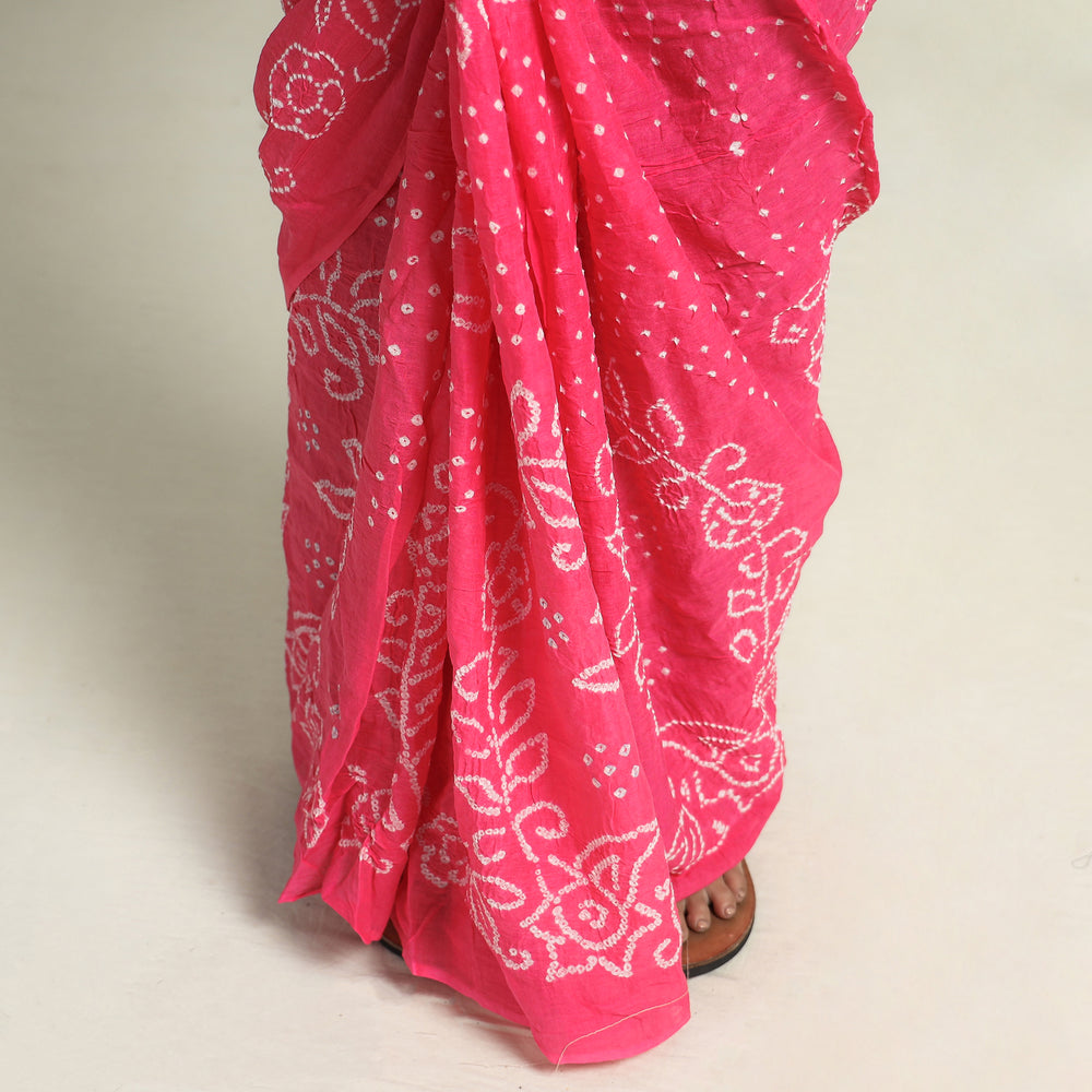 bandhani saree