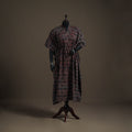Akola Hand Block Print Natural Dyed Cotton Kaftan (Long) 201