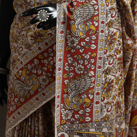 Printed Cotton Kalamkari Saree 31