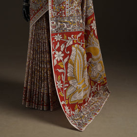 Printed Cotton Kalamkari Saree 31