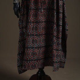 Akola Hand Block Print Natural Dyed Cotton Kaftan (Long) 201