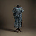 Akola Hand Block Print Natural Dyed Cotton Kaftan (Long) 202