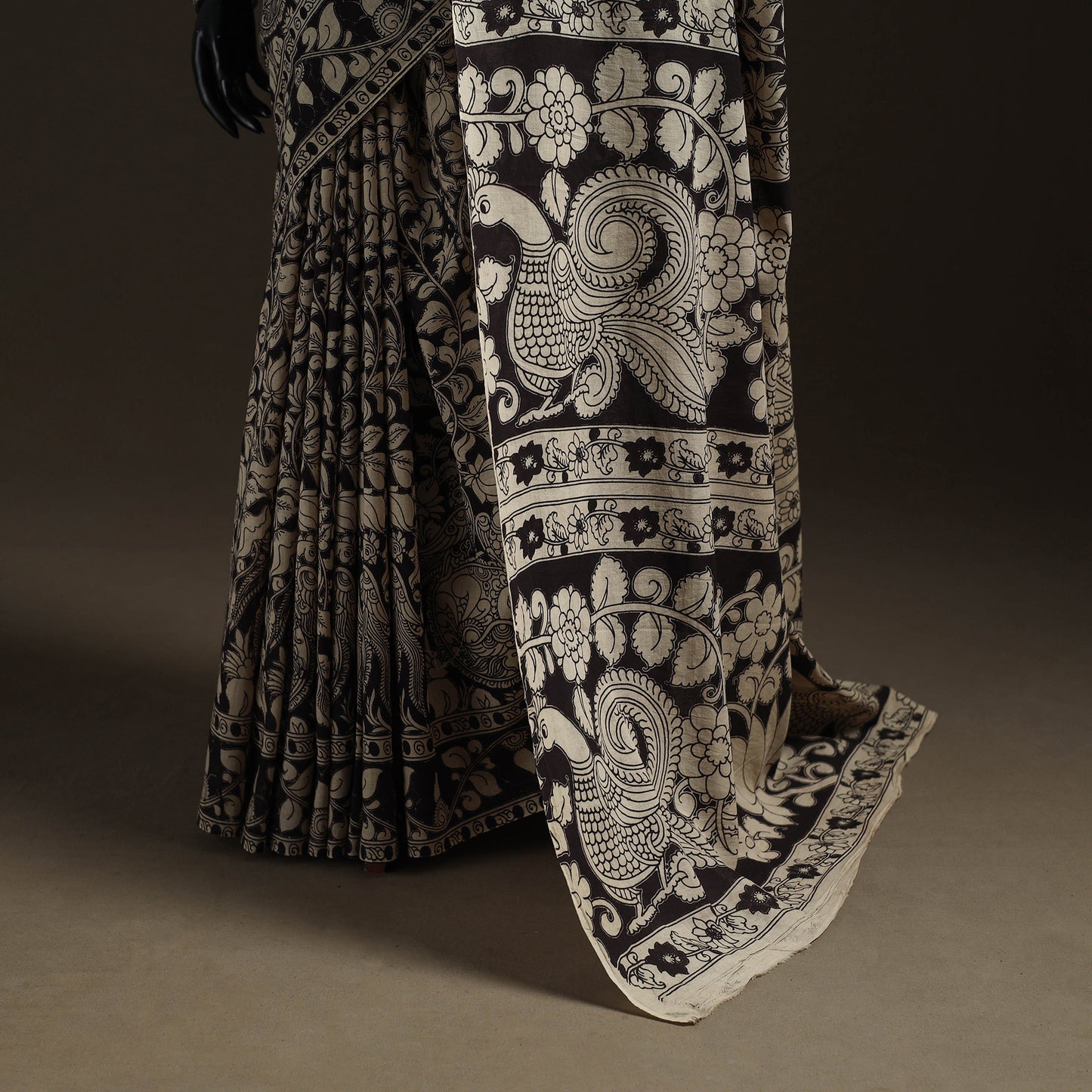 Printed Cotton Kalamkari Saree 32