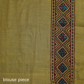 Bengal Kantha Hand Embroidery Silk Cotton Chapa Work Saree 109