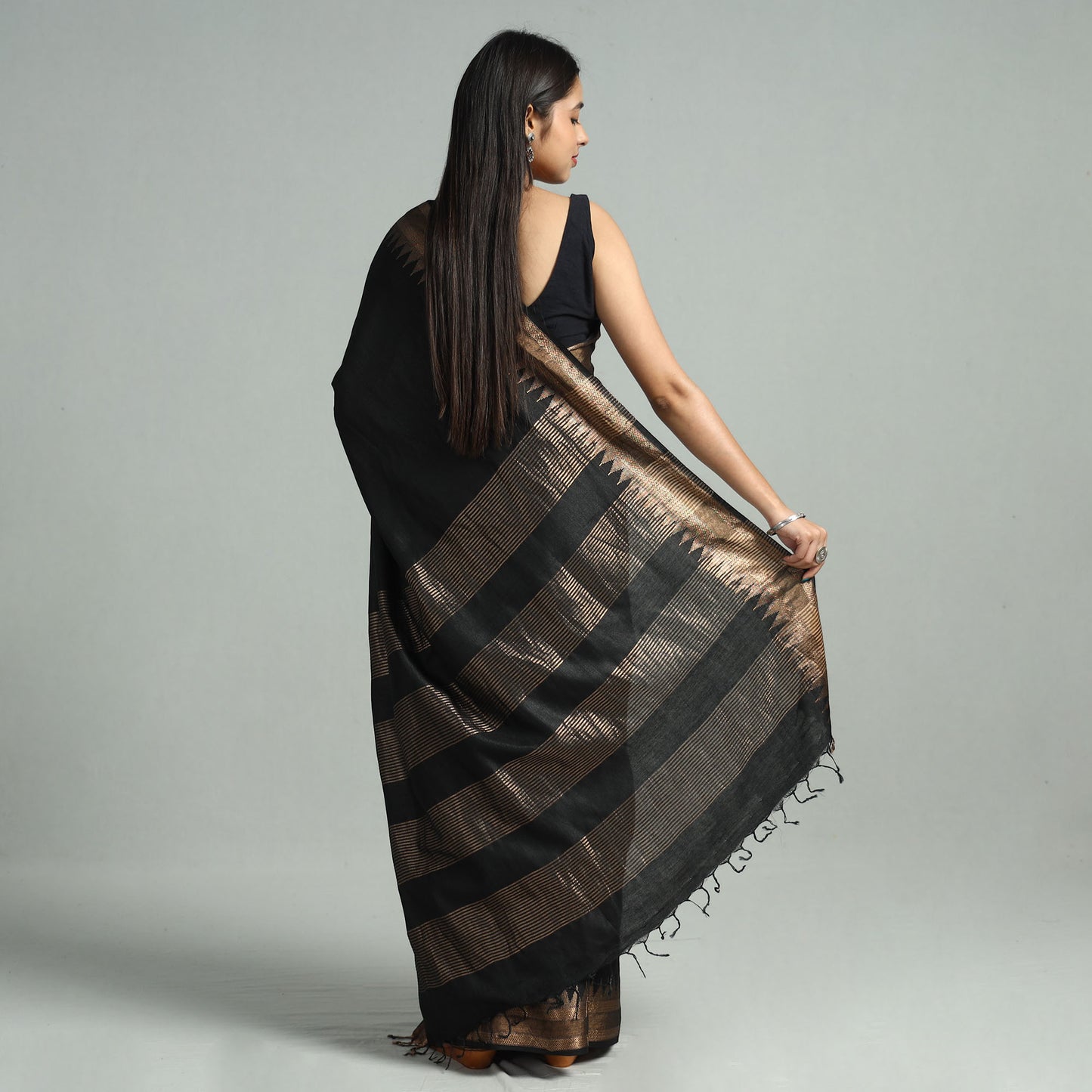 bamboo silk saree